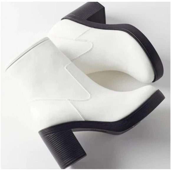 Urban Outfitters Gwen Platform White Boots Size 7 - Picture 13 of 14